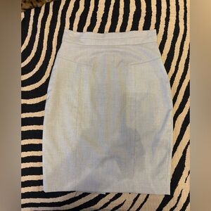H&M Light Gray Midi Skirt
